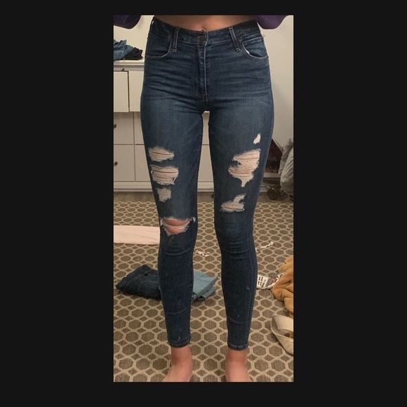 Abercrombie & Fitch high rise skinny jeans - Picture 2 of 2